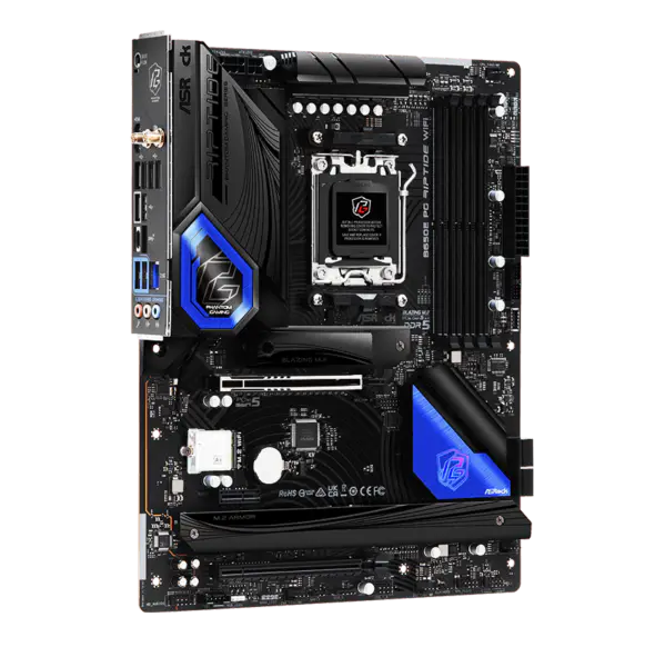 AsRock Atx Płyta Główna B650e Pg Riptide Wifi Ddr5 Am5 Wsparcie Cpu 7950x 7900x 7700x 7600x