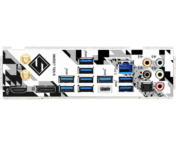 AsRock Płyta główna Z790 Steel Legend Wifi6 Ddr5 Pamięć Lga 1700 13th Gen Z790 Steel Legend Wifi6 13600k 13700k