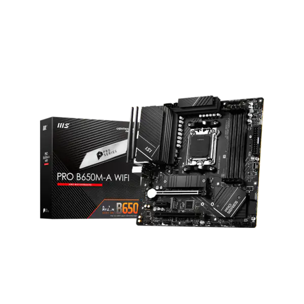 Ms M-atx Płyta Główna Pro B650m-a Wifi Ddr5 Am5 Wsparcie Cpu 7950x 7900x 7700x 7600x B650m-a