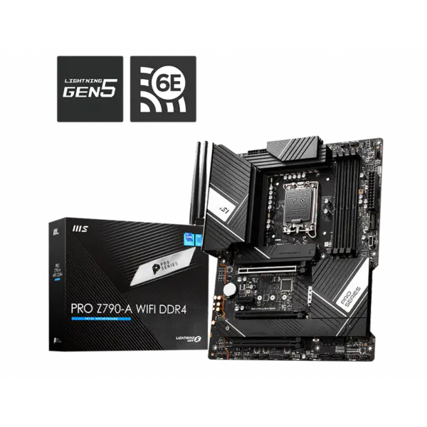 Ms Płyta główna Pro Z790 Z790-a Wifi Ddr4 D4 Pamięć Lga 1700 Intl 13th 12th Gen Z790-p 13900k 13600kf 13700kf 13900kf