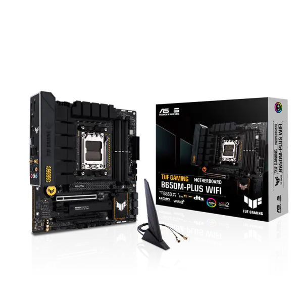 Asus Płyta Główna Tuf Gaming B650m-plus Wifi Płyta Główna Tuf Gaming B650m-plus Wifi Cpu 7700x 7600x Socket Am5