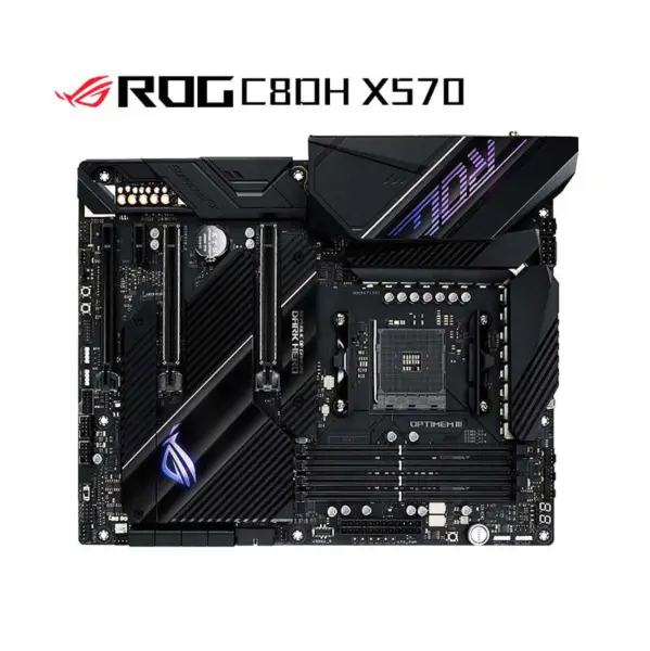 Asus Rog Crosshair Viii Dark Hero C8dh X570 Argb Płyta główna do gier Obsługa procesorów 5800x 5900x 5950x