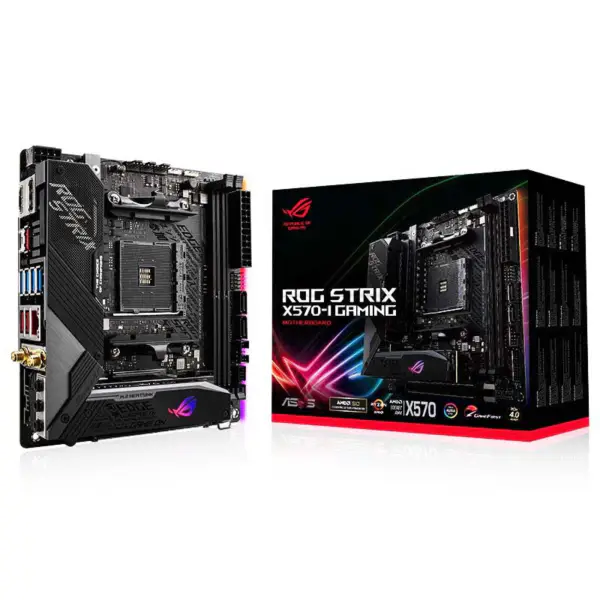 Płyta główna Asus Rog Strix X570-i Gaming Ddr4 Argb Obsługa procesorów 5800x 5900x 5950x X570-i