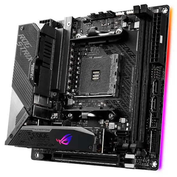 Płyta główna Asus Rog Strix X570-i Gaming Ddr4 Argb Obsługa procesorów 5800x 5900x 5950x X570-i