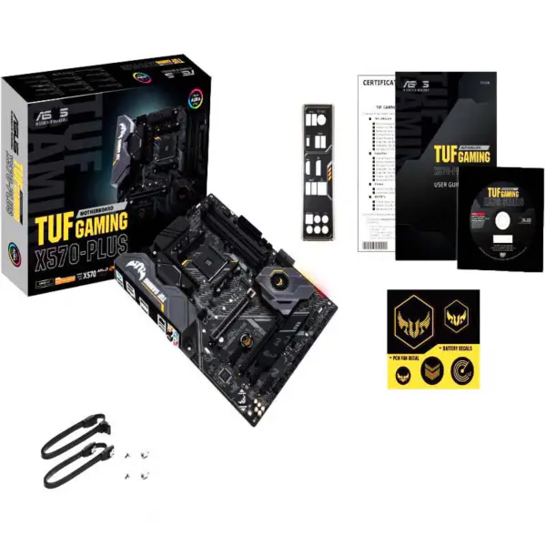 Płyta główna Asus Tuf Gaming X570-plus Argb Obsługa procesorów 5800x 5900x 5950x
