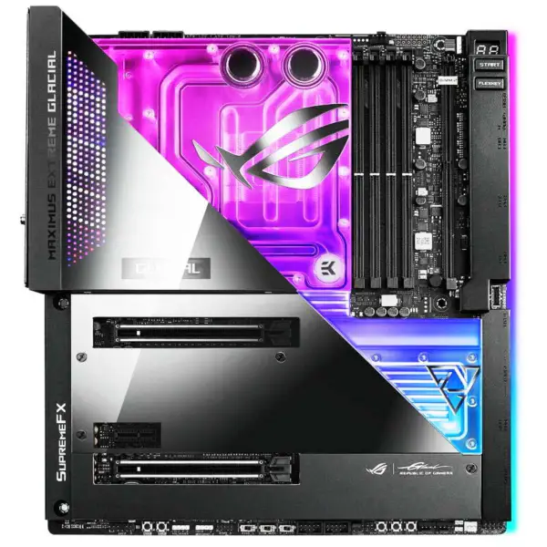 Asus Płyta Główna Ddr5 Cpu 12700 2700kf Intl Z690 Lga 1700 Płyta Główna Rog Z690 Extreme Glacial
