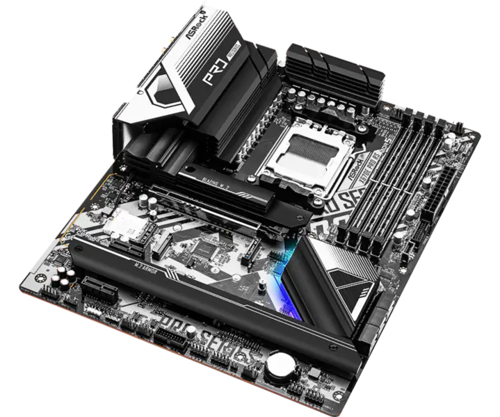 Asrock X670 X670e Płyty główne Am5^5 Obsługa procesorów serii 7000 Socket Am5 Płyta główna X670e Pro Rs Ddr5