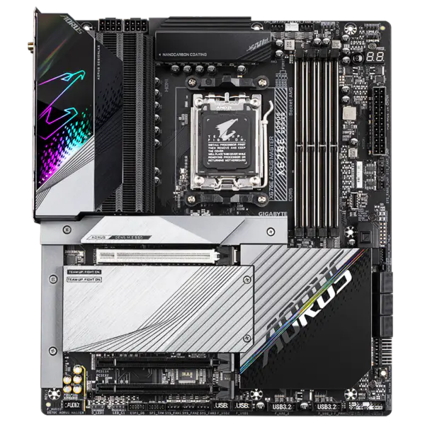 Płyta główna Ga X670e Aorus Master Obsługuje procesory Am5 7950x 7900x 7700x 7600x