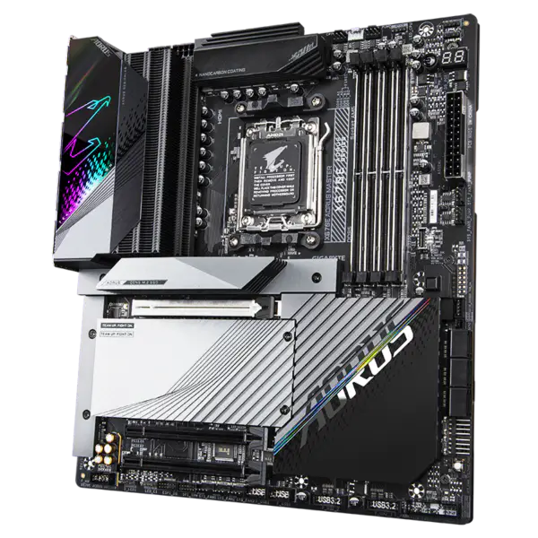 Płyta główna Ga X670e Aorus Master Obsługuje procesory Am5 7950x 7900x 7700x 7600x
