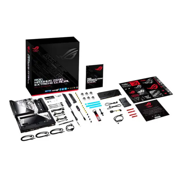 Płyta główna Asus Rog Maximus Z690 Extreme Glacial Obsługuje Pamięć D5 Cpu 12900k Intl Z690 Lga1700 Płyta główna Asus