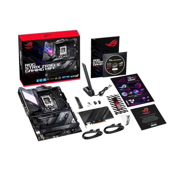 Asus Rog Strix Z690-e Gaming Wifi Płyta Główna Ddr5 Cpu 12900k 12700k Intl Z690 Lga1700 Asus Z690-e