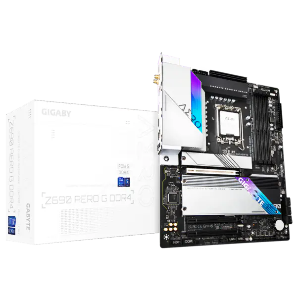 Ga Gaming Płyta Główna Z690 Aero G Ddr4 Obsługa Cpu 12900k 12700k Intl Z690 Lga 1700 Wi-fi 6 Atx