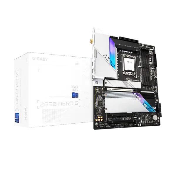 Płyta Główna Ga Z690 Aero G Ddr4 Obsługa Cpu 12900k 12700k Intl Z690 Lga 1700 Wi-fi 6 Atx