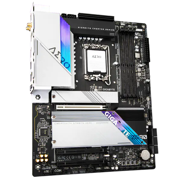 Płyta Główna Ga Z690 Aero G Ddr4 Obsługa Cpu 12900k 12700k Intl Z690 Lga 1700 Wi-fi 6 Atx