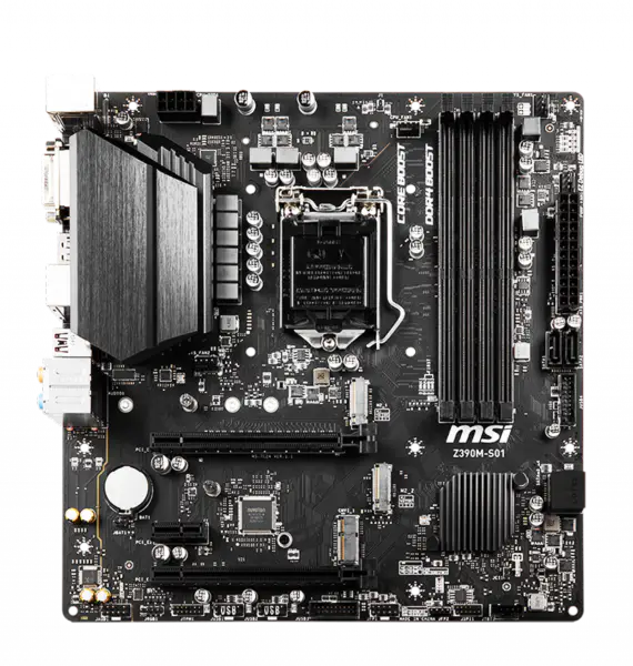 Msi Płyta Główna Z390m Obsługuje Procesor 8700 Win7 System Płyta Główna Do Komputerów Stacjonarnych 8. 9. Generacji Cpu Z390m S01 Z390