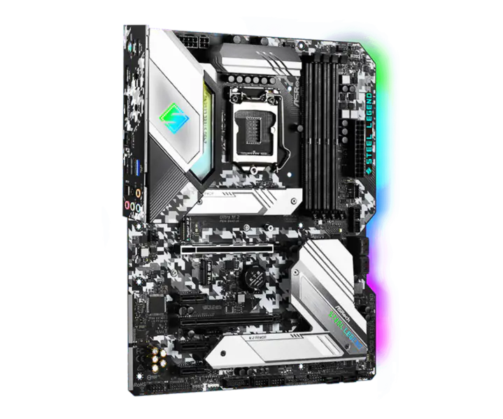 Asrock Z490 Steel Legend Ddr4 Płyta Główna Część Lga 1700 1200 Ddr4 Ddr5 Z690 Z590 Z590m Z490 X299 X299e H510 B560 B560m B460