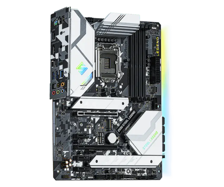 Płyta główna Asrock Z590 Steel Legend Ddr4 Obsługuje procesor 11900k 11700k Intl Z590 Lga 1200