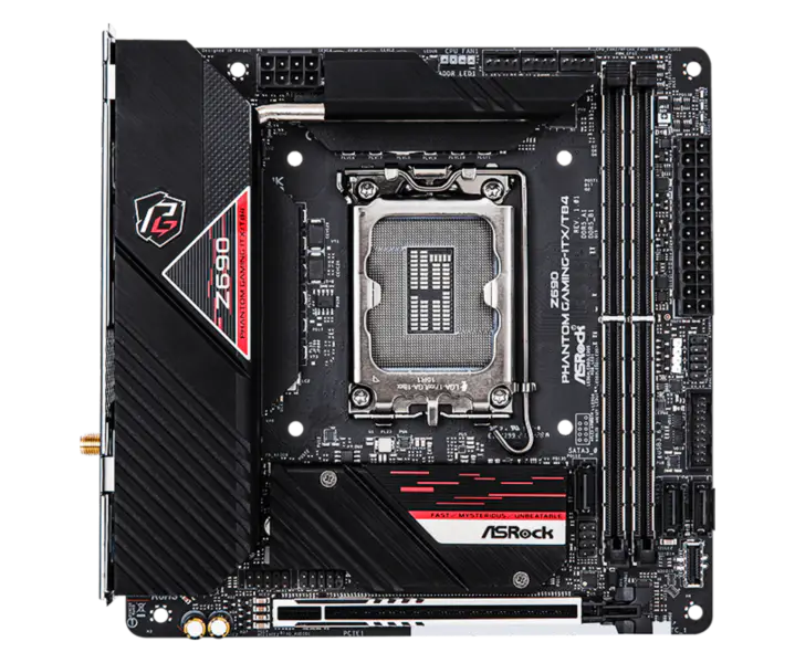 Asrock Z690 Phantom Gaming-itx/tb4 Phantom Gaming Płyta główna Ddr5 Wsparcie Cpu 12600k 12700 Intl Z690 Lga 1700