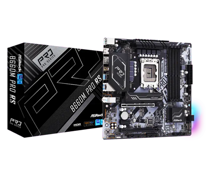 Asrock B660m Pro Rs Gaming Płyta Główna Pamięć Ddr4 Cpu 12400f 12600kf Intl B660 Lga1700