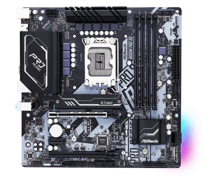 Asrock B660m Pro Rs Gaming Płyta Główna Pamięć Ddr4 Cpu 12400f 12600kf Intl B660 Lga1700