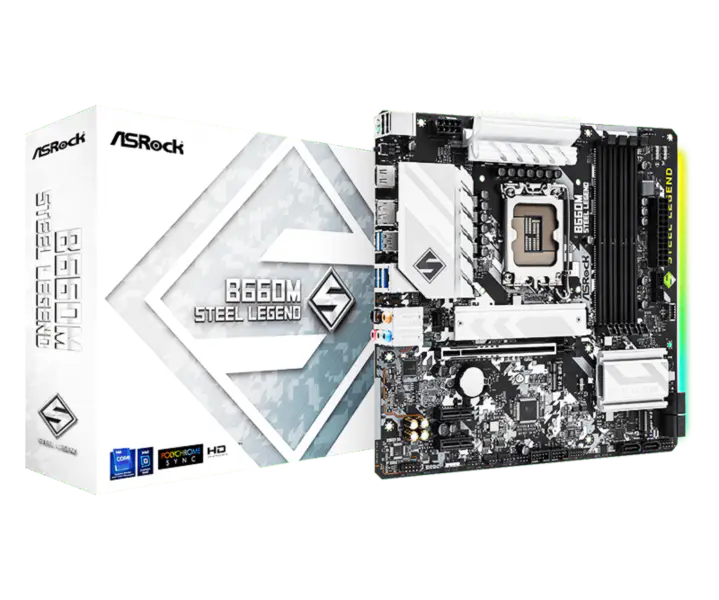 Płyta główna Asrock B660m Steel Legend Ddr4 Obsługuje procesor 12700 12600 Intl B660 Lga 1700