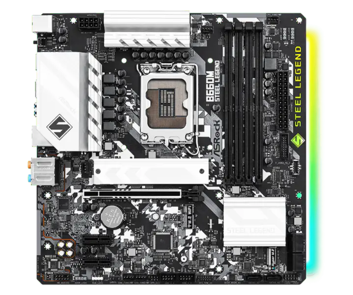 Płyta główna Asrock B660m Steel Legend Ddr4 Obsługuje procesor 12700 12600 Intl B660 Lga 1700