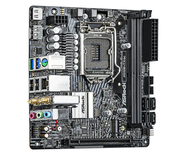 Asrock H510m-itx/ac Mini płyta główna do gier Obsługuje procesor 10500 10400 11400f Intl H510 Lga 1200