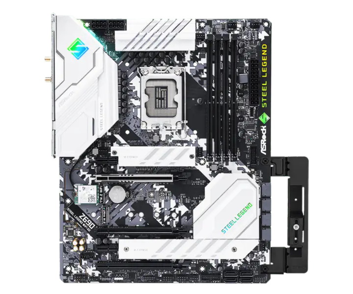 Asrock Z690 Steel Legend Wifi6 D5 Płyta główna Steel Legend Obsługuje Pamięć Ddr5 Cpu12700/12900 Intl Z690 Lga1700