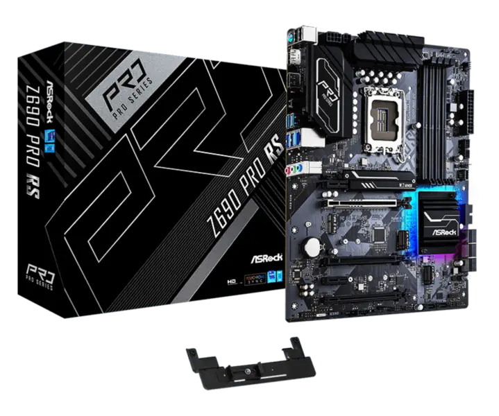 Płyta główna Asrock Z690 Pro Rs Gaming Obsługuje Pamięć Ddr4 Procesor 12700k 12900k Intl Z690 Lga1700
