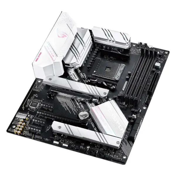 Płyta główna Rog Strix B550-a Gaming Blowing Snow Gaming obsługuje procesory Cpu 3700 X5600x 5800x i B550socket Am4
