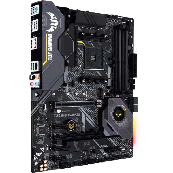 Płyta główna Tuf Gaming X570-plus do gier komputerowych obsługuje procesor 5900x 5800x 3800x i płytę główną X570 do gier