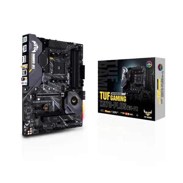 Płyta główna do gier Tuf Gaming X570-plus z obsługą Wi-Fi i procesorem 5700g/5800x/5900x na gnieździe X570 Socket Am4
