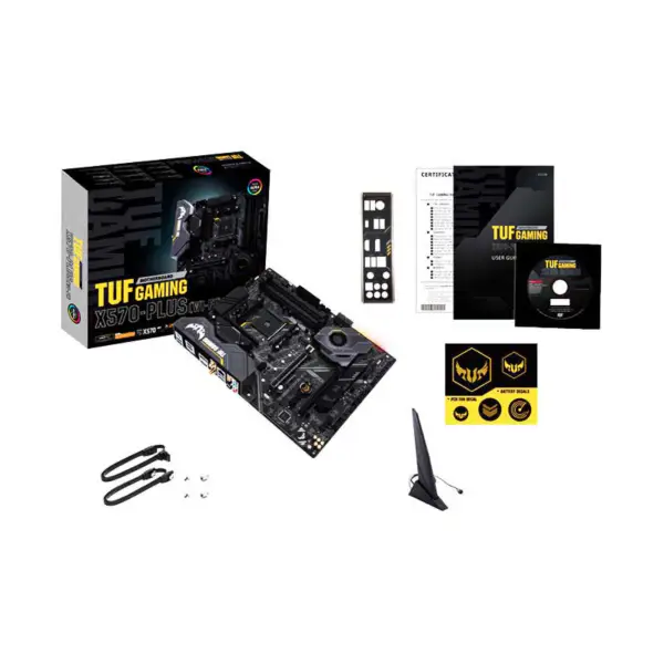 Płyta główna do gier Tuf Gaming X570-plus z obsługą Wi-Fi i procesorem 5700g/5800x/5900x na gnieździe X570 Socket Am4