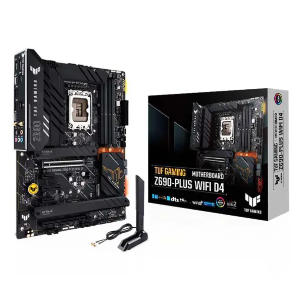 Płyta główna Tuf Gaming Z690-plus Wifi D4 Obsługa pamięci Ddr4 Cpu 12700 12700kf Intl Z690 Lga 1700