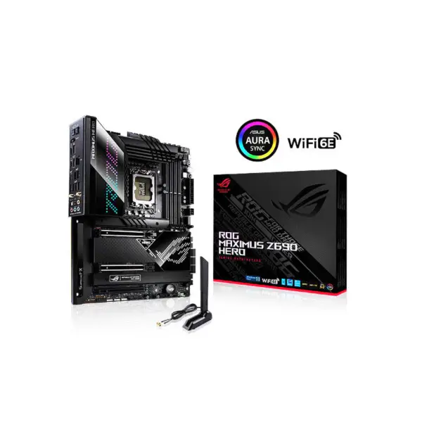 Płyta główna Rog Maximus Z690 Hero Obsługuje Pamięć Ddr5 Procesor 12900k 12700k Intl Z690 Lga 1700