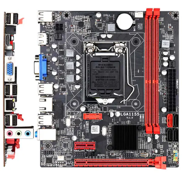 Płyta główna Riserless B75 Lga1155 Socket Płyta główna High Performance Gaming Ddr3 Płyta główna PC