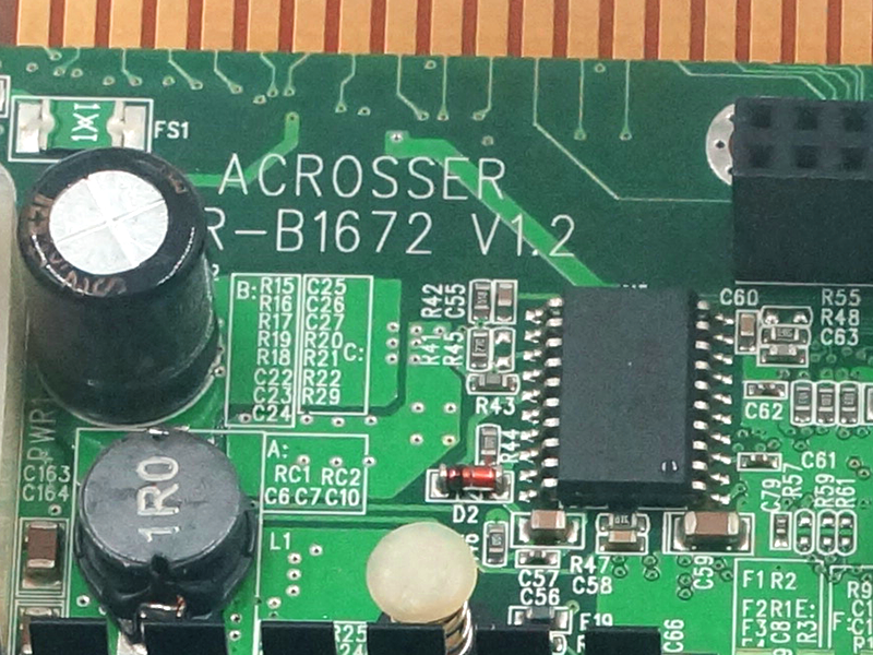 Przemysłowa płyta główna acrosser AR-B1672 V1.2