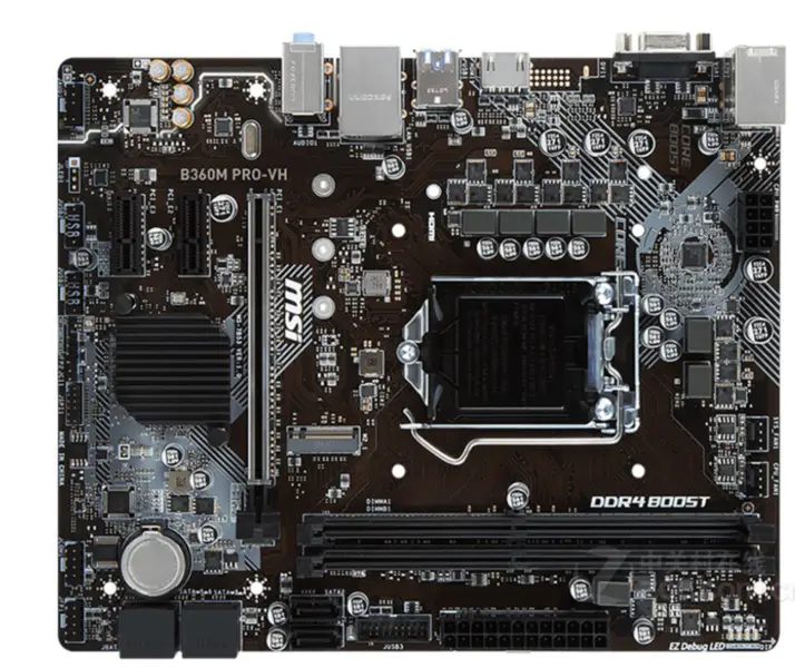 Płyta główna MSI B360M PRO-VH do komputerów stacjonarnych LGA 1151 DDR4 8. generacji Core i7/i5/i3 32 GB