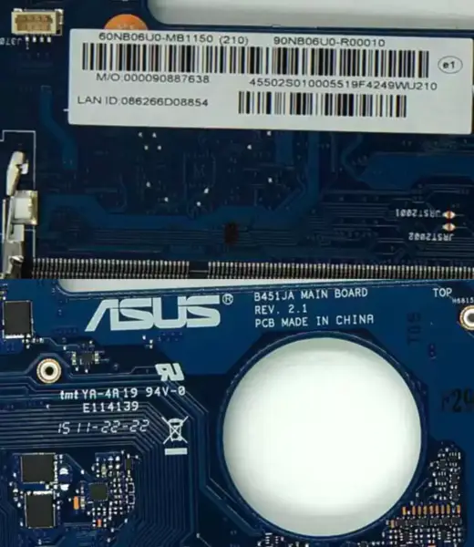 Płyta główna ASUS B451J B451JA