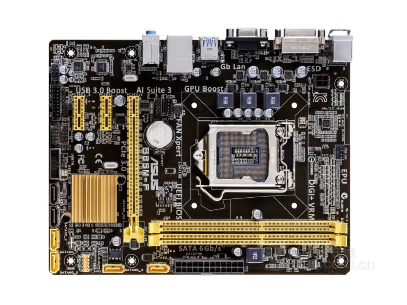 Asus B85M-F Płyta główna B85 LGA 1150 i7 i5 i3 DDR3 16G SATA3 USB3.0 Micro-ATX