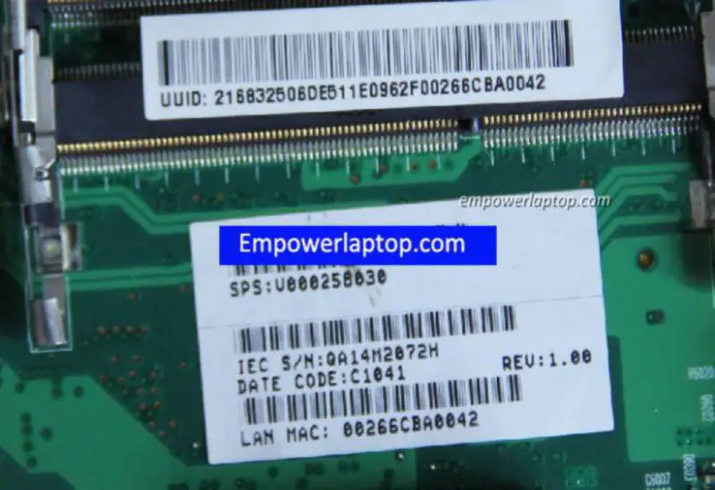 Płyta główna Toshiba C605 V000258030 GL40