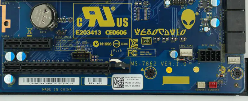 Płyta główna DELL 0FRTKJ FRTKJ XJKKD 0XJKKD Alienware Area 51 R2 A51 X99 MS-7862