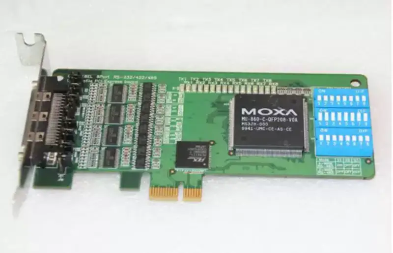 MOXA CP-118EL 8 PORT RS-232/422/485 PCIe SERIAL CARD przemysłowa płyta główna