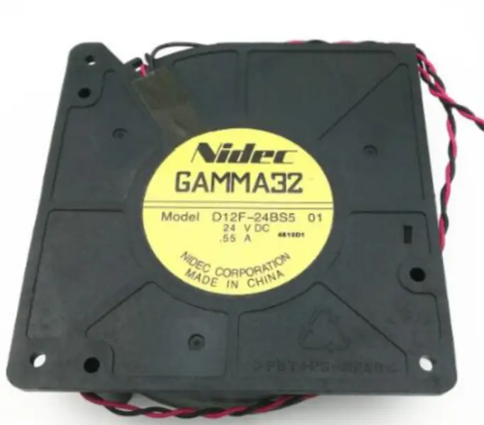 Wentylator Nidec GAMMA32 D12F-24BS5 01 24V DC 0.55A wyprodukowany w Chinach