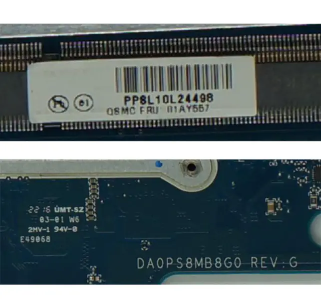 DA0PS8MB8G0 do laptopa Lenovo Thinkpad 13 Płyta główna FRU 01AY547 01AY557 01AV598 SR2EY I5-6200U DDR3L