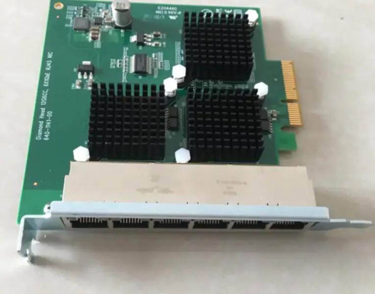 Karta sieciowa Gigabit Ethernet Diamond Head 12G6CC z 6 portami PCI-E X4