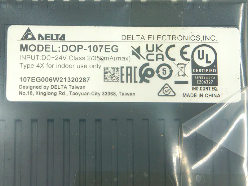 Ekran dotykowy Delta DOP-107EG