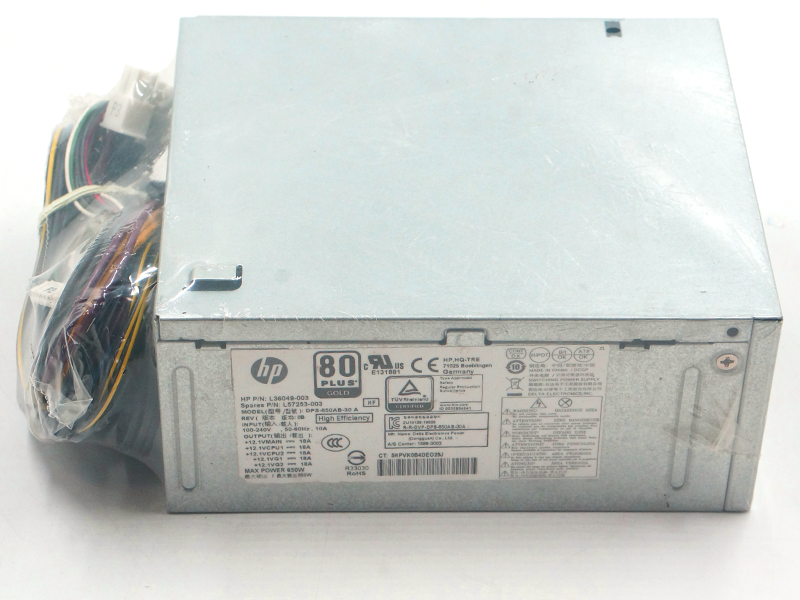 Zasilacz do HP 800 Z2 G4 4Pin 650W Switching Power Supply DPS-650AB-30 A L36048-003 L36049-003 L57253-003
