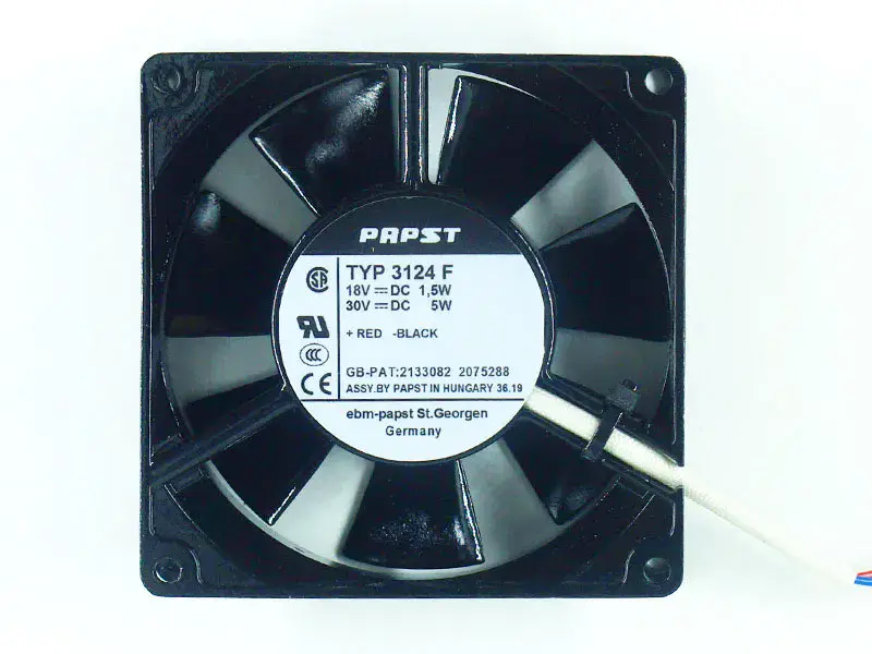 Wentylator PAPST TYP3124F DC 18V 5w 30V