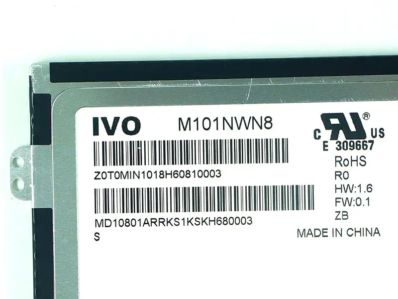 Panel ekranu LCD Lenovo M101NWN8 R0 N101BGE-L31 B101XTN01.1